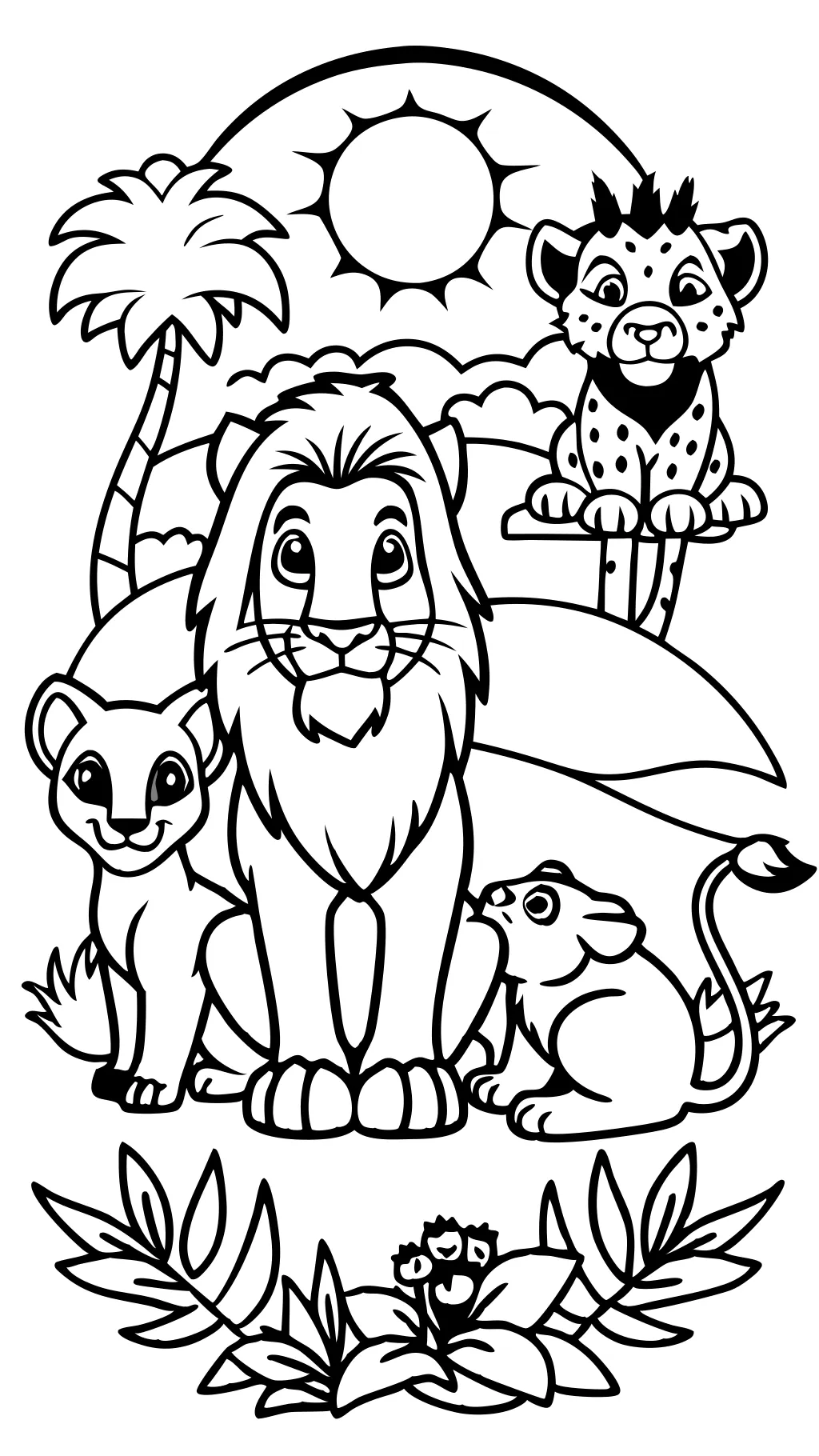 the lion king coloring pages